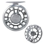 Goture Fly Fishing Reel 5/6 with Extra Spool, Lightweight Large Arbor Aluminum Alloy Fly Reel 5/6 with Silky Smooth Drag