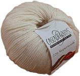 Cascade 220 Superwash 0910A Winter White Yarn