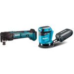 Makita DTM51Z Multi-Tool, 18 V,Blue & DBO180Z 18V Li-Ion LXT Sander - Batteries and Charger Not Included