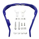 GOOFIT 7/8" Aluminium Alloy Handlebar Hand Brush Guards Protector Handguards Assy Replacement For Motocross Motorcycle Off-road Pit Dirt Bike ATV Blue