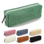 Small Pencil Case for Kids Pen Pencil Organizer for Boys Girls Adult Stationery Supplies Marker Highlighter for Middle High School Student (Green)