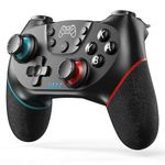 Diswoe Upgraded Wireless Controller for Switch 1 2/Lite/OLED Pro Controller Switch with Hall Effect, S-witch Remote Joystick Gamepad Supports Wake up,Gyro Axis,Turbo,Dual Vibration and Screenshot