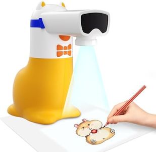 Yoturetoys AI Drawing Projector for Kids, Creative Birthday Gift for Boys and Girls, Smart Educational Tracing Machine Learning Art, Christmas Toys Sketch Gifts for Children Ages 4+ (BrightBuddies)