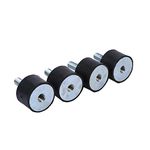 Rubber Mounts Mechanical Vibration Damping Mounts Shock Absorber Mounts 4 Pcs M8 M6 Anti Vibration Lsolator Mounts Car Boat Bobbins(VD30*20 M8*23)