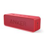 Anker Soundcore 24-Hour Playtime Bluetooth Speaker with 10W Limited Output, Stereo Sound, Rich Bass, 66 ft Bluetooth Range, Built-in Mic. Portable Wireless Speaker for iPhone, Samsung, and More - Red