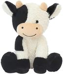 FORESTSSG Cow Stuffed Animal Toys, 9" Cow Plush Toy Cuddly Cow Plush Stuffed Animal Toy For for Boys Girls Kids Toddlers