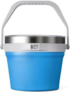 COKTIK 7L Insulated Ice Bucket with Lid,Double Wall Vacuum Stainless Steel Beverage Bucket Keeps Frozen Longer,Holds 6 Longnecks or 3 Bottles of Wine,for Cocktail, Champagne, Large Parties(Blue)