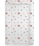 Deluxe Unisex Baby Waterproof Changing Mat with Raised Edges - Unique Beautiful Woodland Animals Design