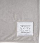 Pavilion - Make The Most of Your Dreams & Always Believe - 50x60 Inch Super Soft Royal Plush Throw Blanket