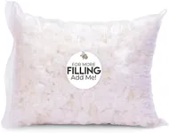 Husband Pillow Medium Premium Shredded Memory Foam 1 Pound STUFFING Bag - Safe/Clean Proprietary Foam Blend - Easy to Customize Your Perfect Loft - Make Your Reading Pillow Even Fluffier