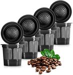 4-Pack Reusable K-Cup with Freedom Clip for Keurig 1.0 Machines