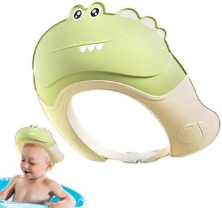 Huayeex Baby Kids Shower Cap,Shampoo Bath Bathing Hat - Safe Shampoo Protection Cartoon Shield, Soft Visor Bathing Hat With Eye And Ear Protection For 0-9 Years Old