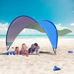 TOBTOS Beach Tent Sun Shelter with 