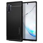 Spigen Rugged Armor Case Compatible with Samsung Galaxy Note 10 Plus - Matte Black