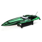 Pro Boat RC Impulse 32" Brushless Deep-V RTR (Battery and Charger Not Included) with Smart, Black/Green, PRB08037T1