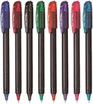 Pentel Energel 0.7Mm Roller Gel Pen | Quick Dry Ink For Smudge-Free Writing | Lightweight Gel Pen For Smooth Writing Experience | Set Of 8 Shades (Bl417), Multi-coloured, Multi