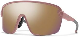 SMITH Bobcat Sunglasses with Chromapop Lenses - Polarized Sunglasses - for Men & Women - Matte Chalk Rose ChromaPop Rose Gold Mirror