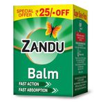 Zandu Balm, 25ml, Ayurvedic balm for effective relief from Headache, Body Pain, Sprain and Cold