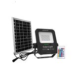 Solar Light Outdoor 40 watt LED Flood Wall Lamp Wireless Automatic with Remote Control for Home, Garden, Balcony, Pathway (3.2V/4000Mah RGB)