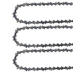 Aporozona 8inch Chainsaw Chain, (3 Chain 34DL 3/8"LP .043)Replacement Accessories Fits DEWALT DCPS620M1, Fits Black & Decker CCS818, Fits Remington, Fits Oregon, Fits Zeeksaw,Fits Eiruaw,Fits Seesii.