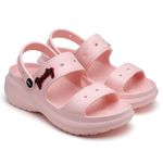 ASIAN Women's Casual Daily Used Clogs Sandal with Ultra Soft Home Clogs for Women's & Girl's Pink