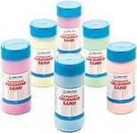 Baker Ross ET323 Fluorescent Coloured Sand (Pack of 6), Assorted