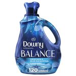 Downy Infusions Laundry Fabric Softener Liquid, BALANCE, Crisp Rain and Blue Eucalyptus, 81 fl oz