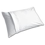 Levinsohn Easy Care Pillow Protector Soft with Zipper Closure White, Queen, (6 Pack)