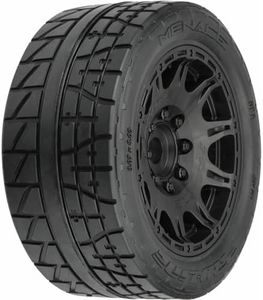 Pro-line Racing Menace HP Tire Fr/Rr 5.7 Mtd 24mm Blk Raid 2 PRO1020510 RC Tire