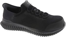 Skechers Mens Hands Free Slip ins Tilido Fletchit Comp Toe, Black, 11