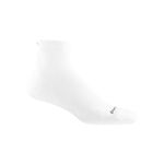 Darn Tough Men's Run 1/4 Ultra-Lightweight with Cushion Sock (Style 1040) - White, Large