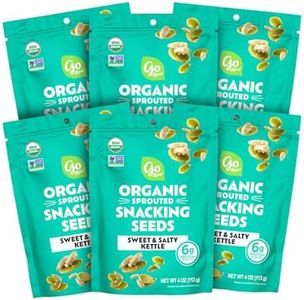 Go Raw Organic Sprouted Sweet & Salty Kettle Snacking Seeds, 4 oz, 6 Pack, Pumpkin & Sunflower Seeds, Keto, Kosher