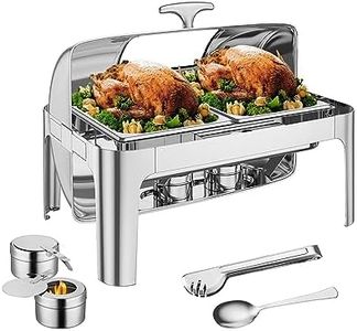 RIEDHOFF RE-TR-1/2 Chafing Dish, Half size pans, Rectangular with visible lid