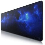 TITANWOLF - Extra Large Gaming Mouse Mat 1200x400mm Oversize - XXL Mouse Pad with motif - Desk Pad XXXL Extended – For Precision and Speed - Non-Slip Rubber Base – For Mouse and Keyboard - Stars