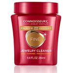 CONNOISSEURS Premium Edition Jewelry Cleaner, Value Size 9.6oz - Pick from Fine, Silver or Delicate Jewelry Cleaner, 9.60 Fl Oz (Pack of 1), No Gemstone