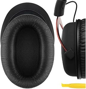 Geekria QuickFit Replacement Ear Pads for HyperX Cloud III Cloud 3 Cloud II Cloud 2 Cloud ii Gaming Headphones Ear Cushions, Headset Earpads, Ear Cups Repair Parts (Black)