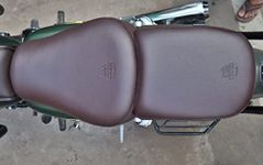 Sahara Seats Honda Highness CB 350 Split Seats Cushion Original Seat Cover (Brown), Nylon