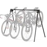 CXWXC 3 Bikes Stand Rack - Portable Bike Storage Parking Racks Indoor/Outdoor -Saddle Nose Bicycle Stand for Parking Mountain Road Hybrid Bike