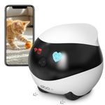 Enabot EBO SE Pet Camera Home Security Camera, Movable Indoor WiFi Cam, 2 Way Talk, Night Vision, 1080P Video, Self Charging Rechargeable Wireless Camera for Pet/Babt/Elderly