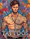 Men with Tattoos: Coloring Book for