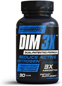 PrimeGENIX DIM 3X - Diindolylmethane Supplement for Estrogen Metabolism, Hormone Balance & Body Building