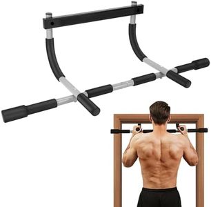 Pull-Up Bar - Total Upper Body Workout Bar for Doorway, Adjustable Width Locking, No Screws Portable Door Frame Horizontal Chin-up Bar, Fitness Exercise