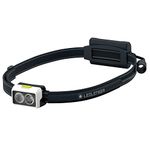 Ledlenser NEO3 Headlamp, 400 Lumen, Separate Flood and Spot Light, Red Rear Light (White)