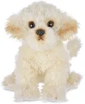 Bearington White Dog 13 Inch Stuffed Dog - Puppy Stuffed Animal - Dog Plush - Maltipoo Stuffed Animal Labradoodle