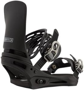Burton Men's Cartel X Re:Flex Snowboard Bindings, Black, L