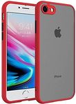 Glaslux (Camera Protection Matte Case Cover for iPhone 6s Plus - Red