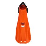 AQUALUNG STORM MAX - Versatile and Resistant Adult Diving Fins with Elastic Straps - Monomaterial Design - Durability - Ideal for Scuba Diving and Snorkeling, Orange