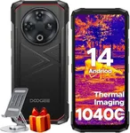 DOOGEE Fire 6 Rugged Phone with Thermal Image Camera,10400mAh,16GB+256GB Android 14 Cell Phone Unlocked,50MP AI Camera,6.56" HD+IPS Display Rugged Smartphone,IP68 Waterproof Phone,Face Unlock/OTG