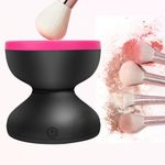 Electric Makeup Brush Cleaner Portable Automatic Spinner Makeup Brush Cleaner Machine for All Size Brushes, Make Up Brush Cleaner Gifts for Women Girlfriend Wife Mom