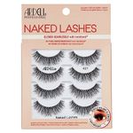 Ardell False Eyelashes Naked Lash 421 4 Pack Multipack Black Subtle Volume And Length Beautiful Soft Lightweight Lashes Super Soft Comfortable Invisiband Mid-Length Vegan-Friendly Eyelashes